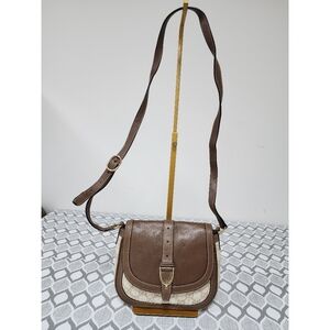 Gucci GG Supreme Shoulder/Crossbody Bag Brown/Cream